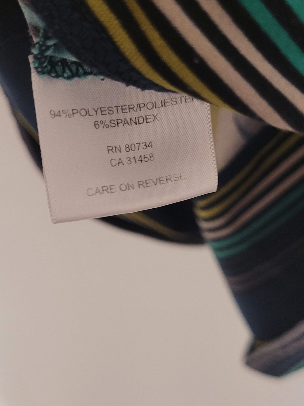 BCBGMaxAzria Abstract Print Flutter Sleeve Midi Dress Blue Teal Yellow - Picture 7 of 10
